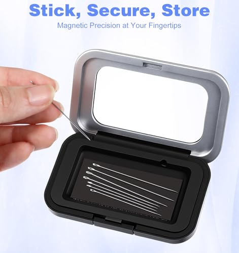Sewing Needle Case, Magnetic Needle Case for Sewing, Quilting Acrylic