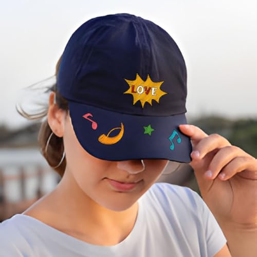 BENECREAT 4 Sheets 76Pcs Music Water Soluble Embroidery Patterns, Guitar Hand Sewing Stabilizers Stick and Stitch Embroidery Paper for Embroidery Beginners, Shirts, Coats, Bags, Towels - color: Music