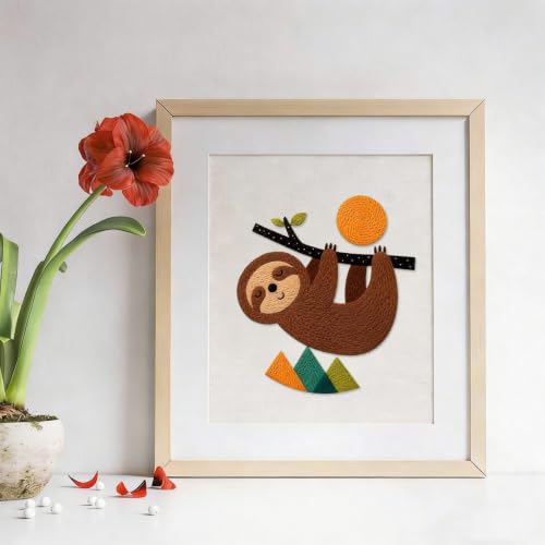 3 Packs Embroidery Kit for Adults, Embroidery for Beginners (Animal-2) - color: Animal-2