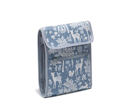 Prym Circular Knitting Needle Case, 9" x 7-1/4", Blue Woodland - style: Blue Woodland