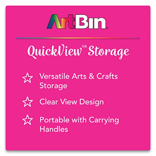 ArtBin 14-Inch Quick View Lockable Carrying Case, Clear - size: 14 inch - Standard