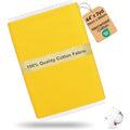 Craftido-19 Options-100% Cotton Fabric by The Yard in Solid Color 44”Wide by 3yd (9 ft) -Medium Weight 5.2 oz-Soft Cotton for Quilting, Sewing, Crafts, Binding, Backing and Lining - Lemon - color: Lemon