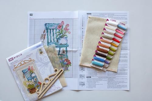 RIOLIS 1656 Cottage Garden. Spring Counted Cross Stitch Kit 7.87 x 11.81 in