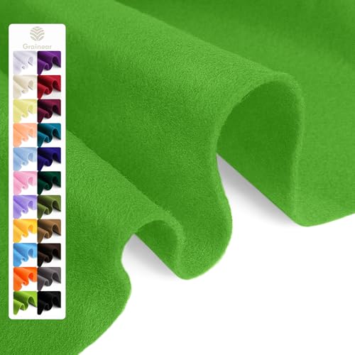 Emerald Green Soft Felt Sheet, 36" x 36", 1.6mm Thick Acrylic Felt Fabric - color: Emerald Green, size: 36 inch x 36 inch