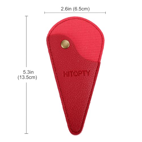 2-Pack 5.3 inches Small Scissors Protective Cover - color: red