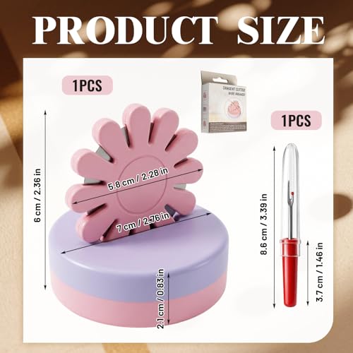 2Pcs Thread Cutter Tool Set, Floral Design Thread Cutter for Sewing, Thread Snippers Suitable for Home Sewing Projects and Professional Tailoring Workshops