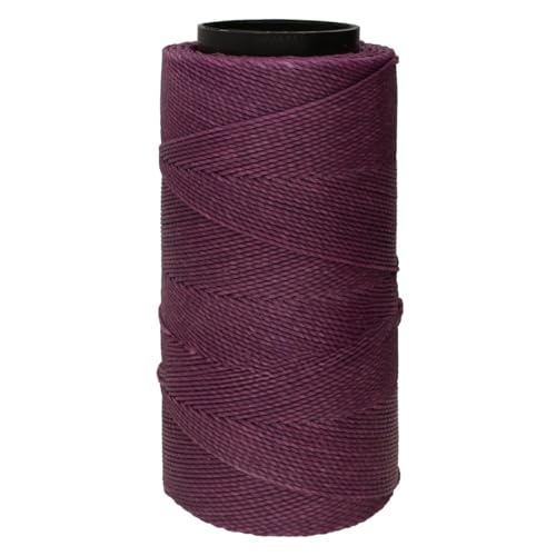 The Beadsmith Knot It Waxed Polyester Cord – Amethyst Color – 0.7mm Diameter – Light Wax, 144 Meters (472 Feet) Per Spool – Make Jewelry, Macrame, Friendship Bracelets and DIY Crafts - color: Amethyst