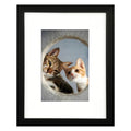 8x10 Photo Frame Gallery Picture frame with 5x7 mat,Freestanding and Wall Mountable,Black - color: Black, size: 8x10