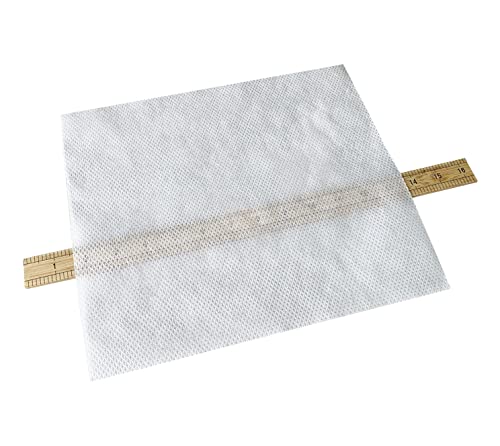 HimaPro No Show Cutaway Invisible Mesh Machine Embroidery Stabilizer Roll - Light to Medium Weight 1.8 Ounce(10 inch x 12 inch 100 PCs) - Made of Embossed Nylon - size: 10" x 12" 100 PCs