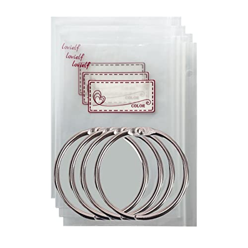 Embroidery Threads Cross Stitch Floss Bag Organizer 5.12 x 3.6 inch - 200 Pack with 4 Rings - color: 200 pack