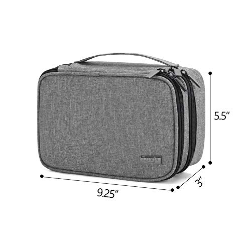Luxja Double-Layer Sewing Organizer, Gray - color: Gray