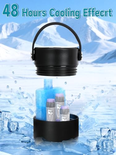 48H Insulin Cooler Travel Case TSA Approved with ℃/℉ Temperature Display - color: 01_jet Black