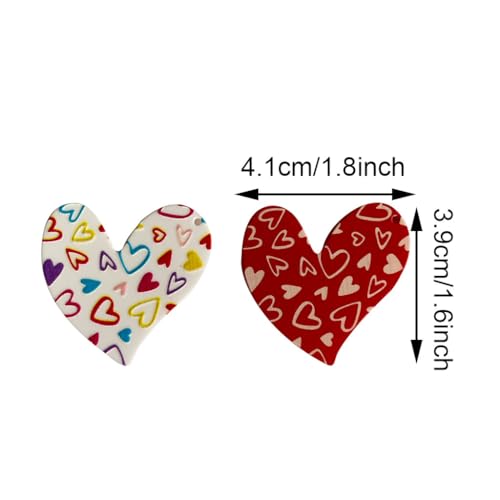 2 Pieces Love Heart Needle Minders Magnetic Needle Holders for Cross Stitch Embroidery Needlepoint Accessories