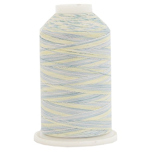 ThreadArt Multicolor Cotton Thread, 600M 40/3, Pastel Sky 2650 - color: Pastel Sky