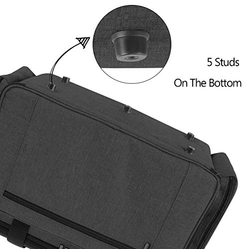 LUXJA Sewing Machine Case with Removable Padding Pad, Black - color: Black, style: Sewing Machine Bag