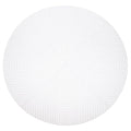 MECCANIXITY 4pcs 15" Plastic Mesh Canvas Sheet 5 Count Round Needlepoint Blank Canvas for Embroidery Knit Crochet Acrylic Yarn Crafting, White - size: 15"