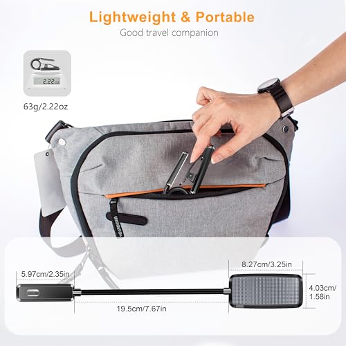 Gritin 9 LED Rechargeable Book Light for Reading in Bed - color: ‎Black