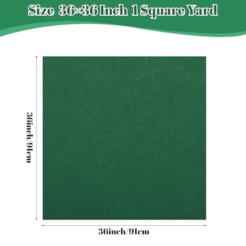 Felt Fabric 36" X 36"(1 Square Yard) (Forest Green) - color: Forest Green, size: 36" X 36"