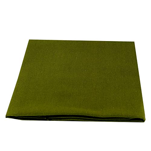 Rose Flavor Pre-Cut Quilting Linen Fabric,Craft Cloth,DIY for Sewing Crafting 60" by 1 Yard(Army Green) - color: Army Green