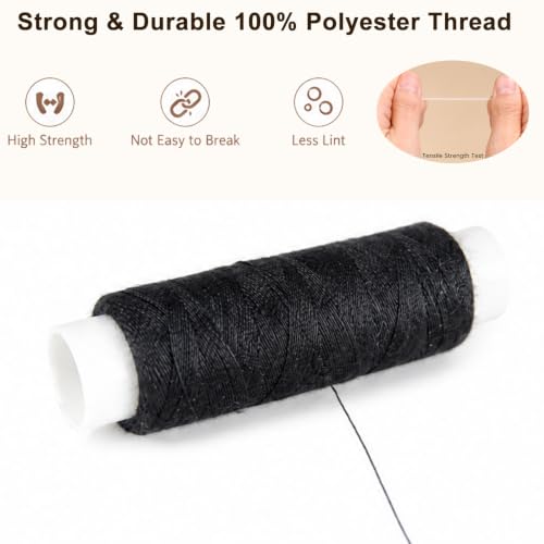 10 Colors Polyester Sewing Thread 110 Yards Each - color: Set 1
