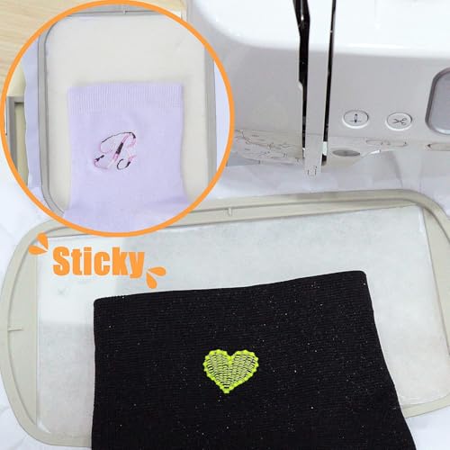 New brothread Sticky Tear Away Embroidery Stabilizer 12" x 15 Yd roll - size: 12" x 15 Yd