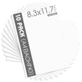 Mat Board Center 8.3x11.7 Backing Boards, White Backboards for A4 Frames - size: 8.3x11.7 (A4)
