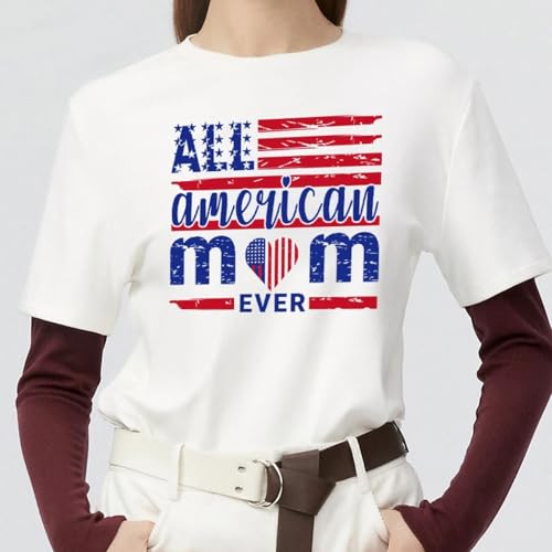 4th of July Iron on Transfer Patches USA Patriotic Heat Transfer Vinyl Decals Independence Day Washable Iron on Stickers American Flag Dwarf Love Pattern Iron on Appliques for T-Shirt Jacket DIY Craft - color: Independence Day B