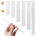 Heavy‑Duty Hand Sewing Needles, 5 Sizes 3‑7 Inch, 25 Pcs Large Needles for Thick Fabrics