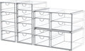 caktraie Acrylic16-Drawer Storage & Makeup Organizer for Desk - size: 16 Drawers