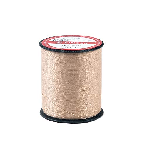 Singer 60309 All Purpose Polyester Thread, 150-Yard, Camel - color: Camel, size: 1- Pack