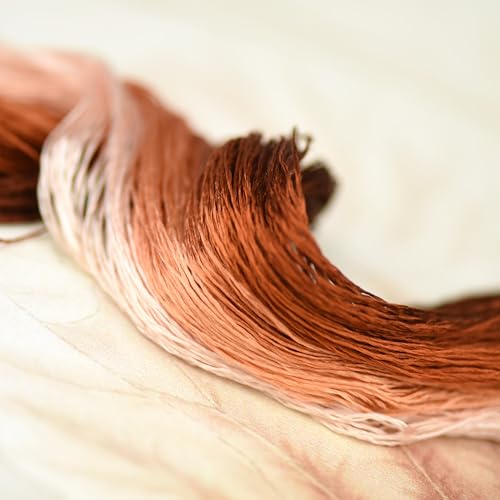 Natural 100% Mulberry Handmade Embroidery Silk Thread Silk Floss (100) - color: 100