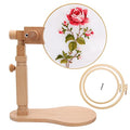 Catcan Embroidery Hoop Stand, Cross Stitch Holder with 2 PCS 7'' 5'' Frames