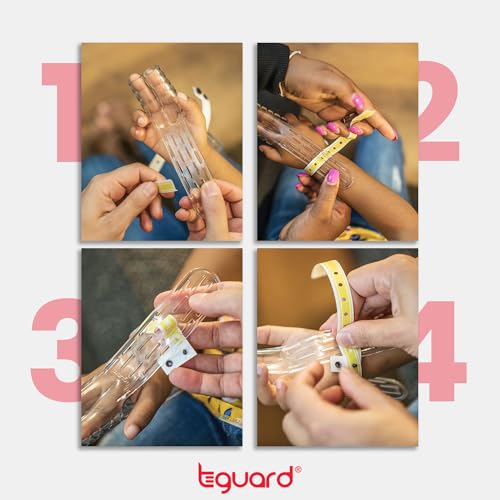 TGuard AeroThumb & AeroFinger Bracelets – Authentic, Non-Rip Wristbands to Secure ThumbGuards and FingerGuards, Finger & Thumb Sucking Deterrent, Supports Thumb & Finger Habit Prevention – 60 Pcs