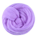 3.53oz Needle Felting Wool Roving for Needle Felting Lavender Felting Wool - color: lavender