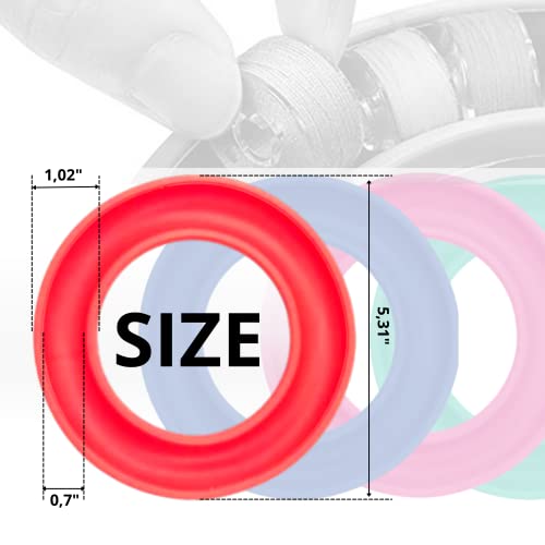 4PCS Bobbin Holder Set – Organizer for Sewing Thread Machine Bobbins Case with Storage, Clear Prewound Embroidery Box Organizers & Cover Plastic Keeper Large Perfect Placement Craftsman Supplies - size: Type 1