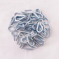 Wire Rope Thimble, for Wire Rope Dia. 3/16 in, Carbon Steel,(3/16" 50PCS) - size: 3/16“