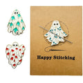 PARKUVALLEY 3pcs Cute Enamel Ghost Needle Minder - size: 3pcs Ghost