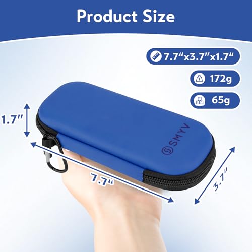 SMYV Insulin Cooler Travel Case with 2 TSA Approved Ice Packs, Blue - color: Eva Blue