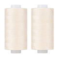Simthread All Purpose Thread Polyester 400Y Cream - color: Cream PP#004