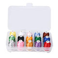 Simthread 15-Color Polyester Embroidery Thread Set, Basic Color Series - color: 15C-Basic-Box