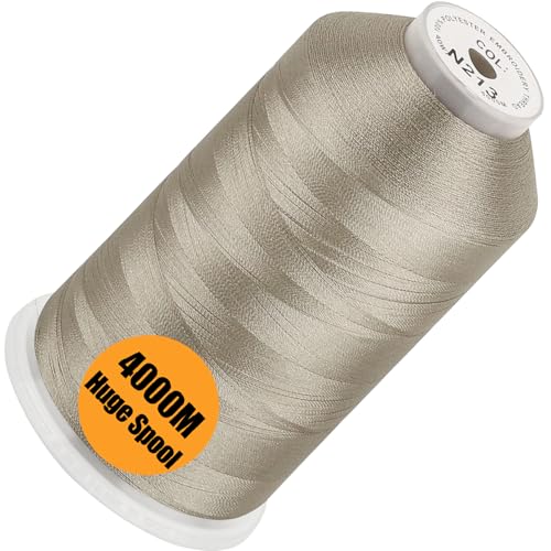 New brothread Huge Spool Embroidery Machine Thread -Beige Fits Janome Color - color: Beige-N213