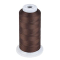 Simthread 100% Cotton Thread 1641 Yards Brown for Sewing Quilting - color: Coffee