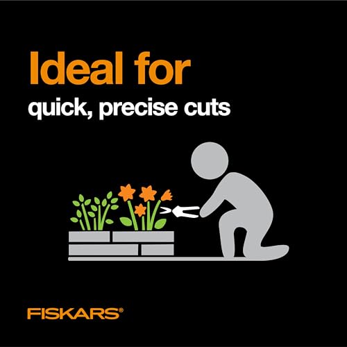 Fiskars 6" Non-Stick Pruning Snips, Resin-Resistant Garden Scissors, 2-Pack - style: Non-Stick Snips (2-Pack)