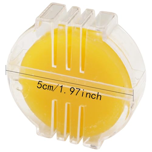 6PCS Beeswax Thread Conditioner (3 Each of White Yellow) Water Soluble with Box Thread Wax for Cross Stitch Beeswax Lubrication Tool for Hand Sewing Strengthening Threads