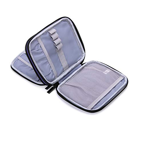 Damero Crochet Hook Case Organizer Empty, Medium, Blue Violet - color: Blue Violet, size: Medium (For Up to 6.5'' Needles)