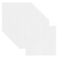 10 PCS Clear Mesh Canvas Sheets for Embroidery Making, Cross Stitch Plastic Aida Mesh Screen for Crafts DIY Crochet Projects - color: 10 PCS - Standard