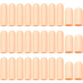 Frienda 30 Pcs Silicone Gel Finger Protector, 2 Sizes, Apricot - color: Apricot