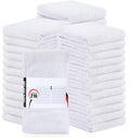 Bulk 216-pack Commercial Cotton Mop Towels, Hotels & Bar, 16x19 in, White - color: White, size: 216 Pack