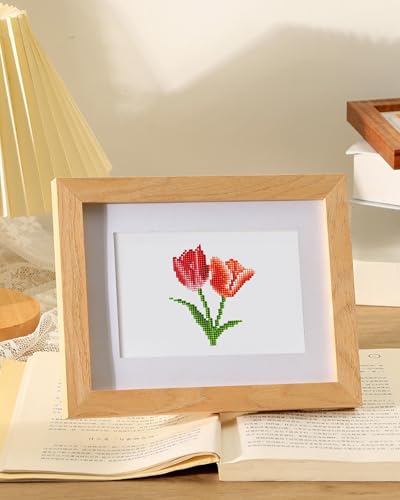 PeakLuv Small Diamond Art Kits Flowers Mini Diamond Painting Kit for Adults - color: Flowers