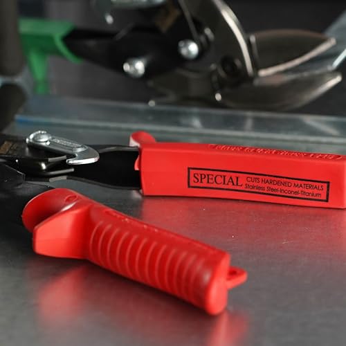 MIDWEST Special Hardness Aviation Snips, Left Cut Regular